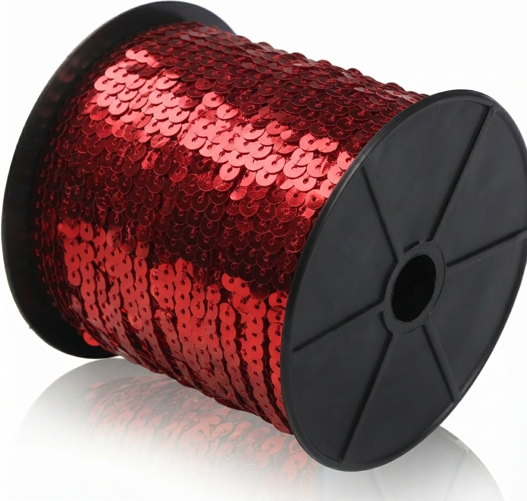 ROLLO DE LENTEJUELAS POR 100 YARDAS