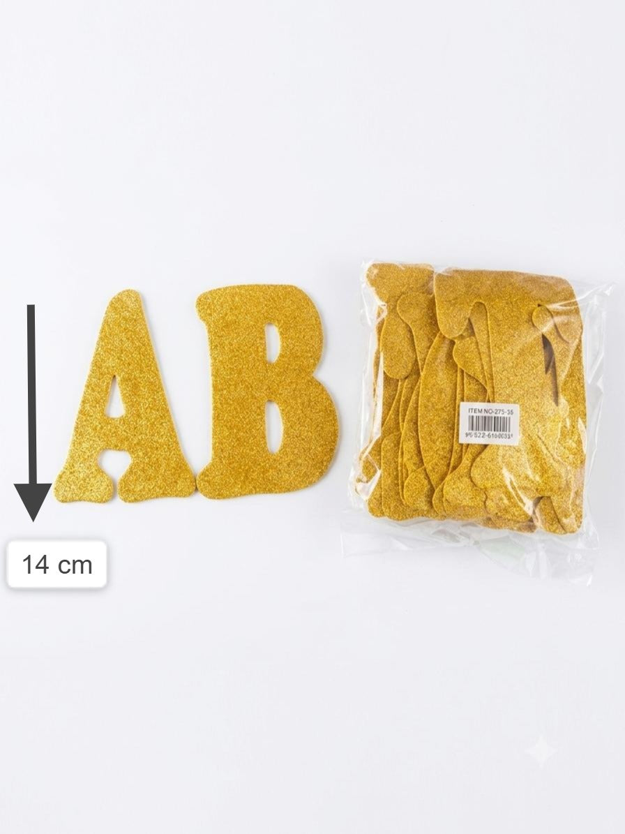 PAQUETE DE LETRAS DE ABECEDARIO TAMAÑO 14 CM