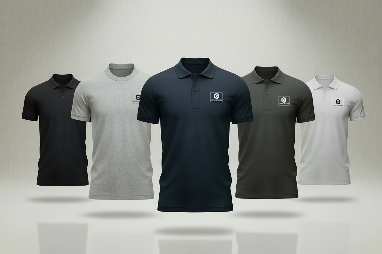Mockup Uniformes - Logo DTF pecho izquierdo